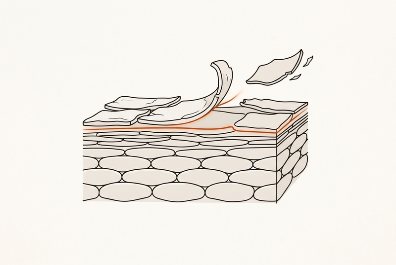 Physical and chemical exfoliation