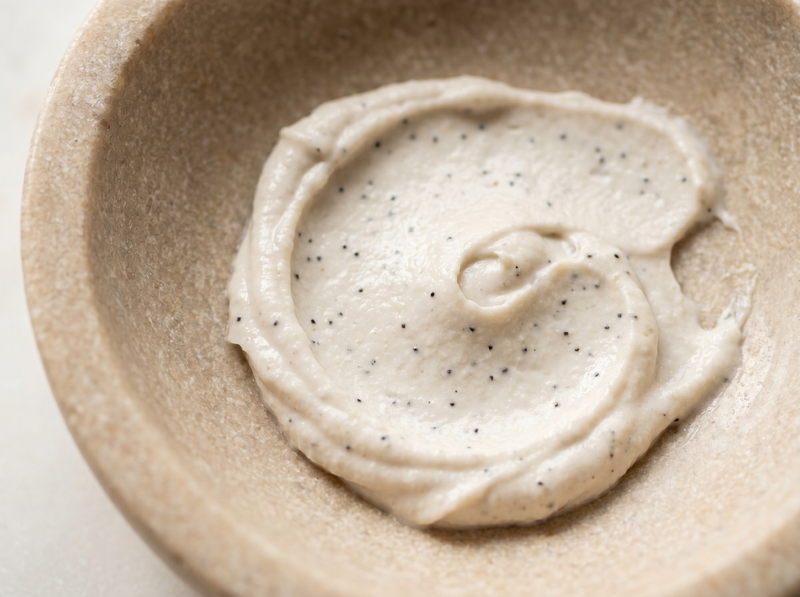 Creamy scrub texture